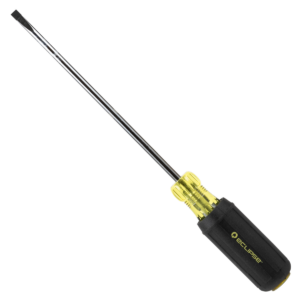 Flat Blade Rubber Grip Screwdriver 3/16 x 6"