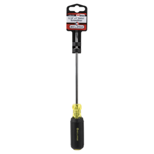 Flat Blade Rubber Grip Screwdriver 3/16 x 6" - Image 4