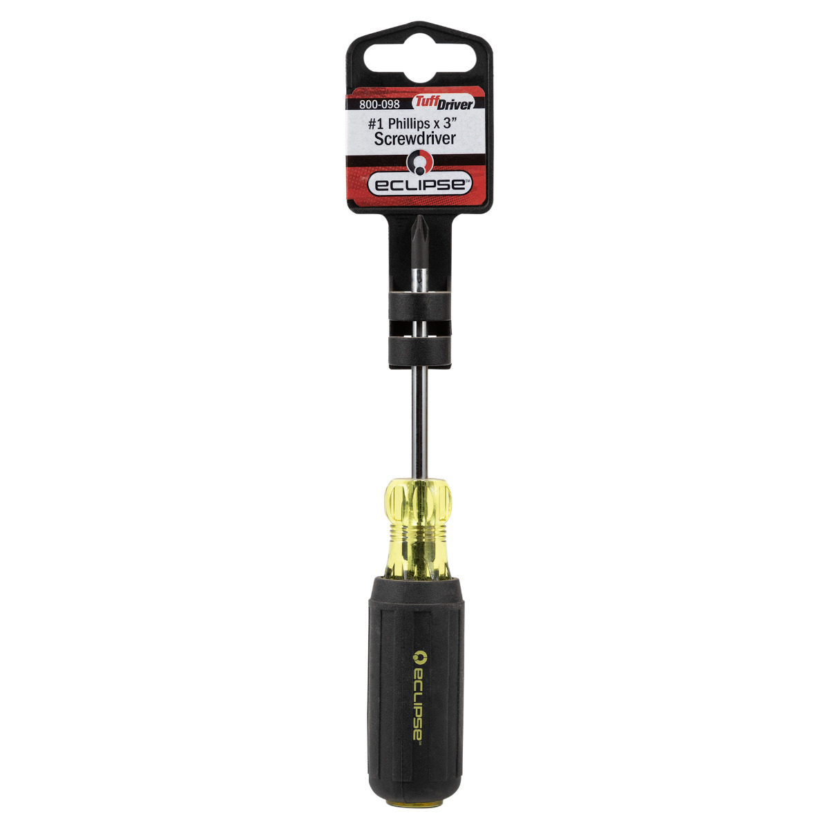Phillips Rubber Grip Screwdriver #1 x 3"