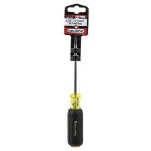 Flat Blade Rubber Grip Screwdriver 3/16 x 4" - Image 4