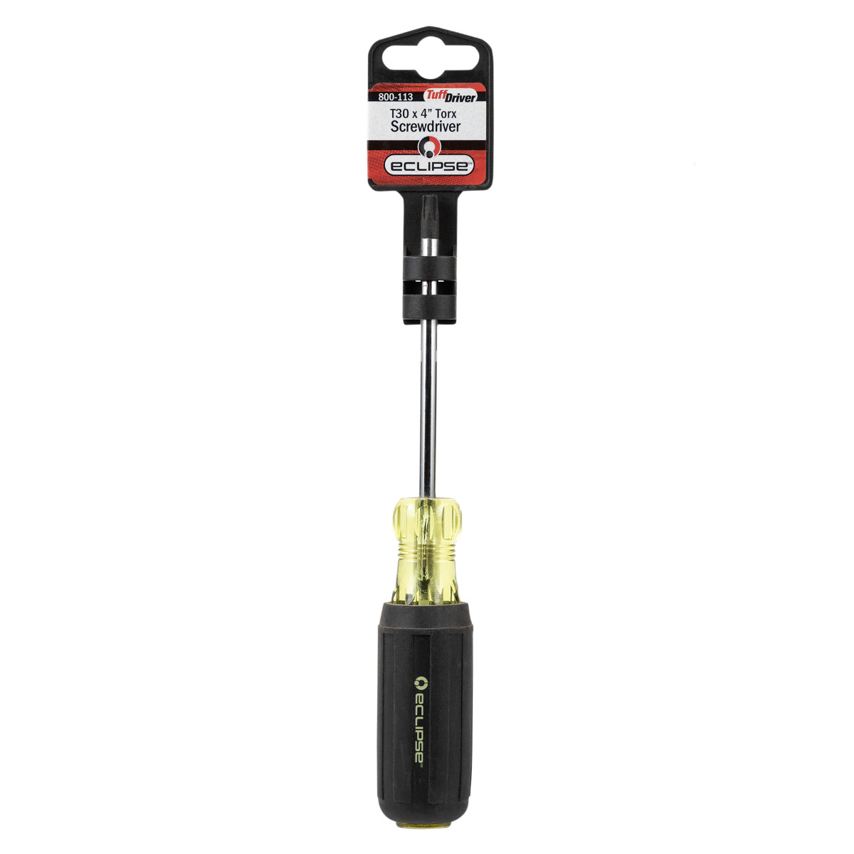Star Tip Rubber Grip Screwdriver T30x4"
