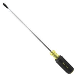 Flat Blade Rubber Grip Screwdriver 1/4 x 10"