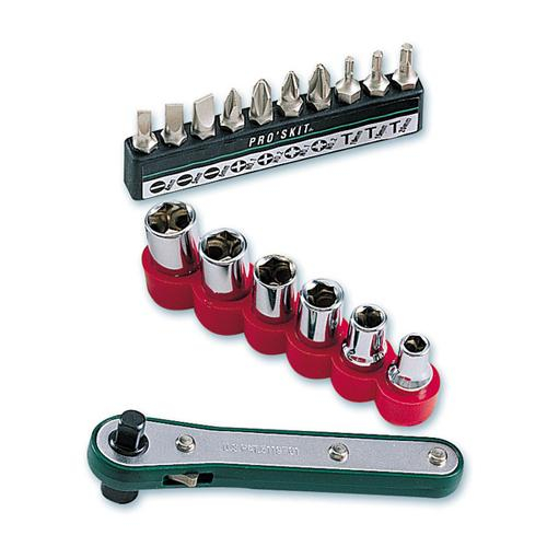 Offset Ratchet with Sockets, Inch Type