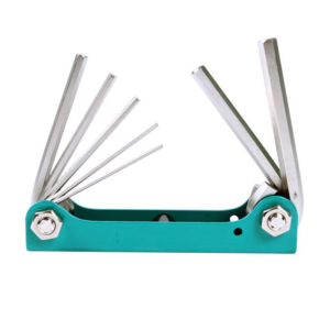 7 Pc Folding Hex Key Set - Metric - Image 2