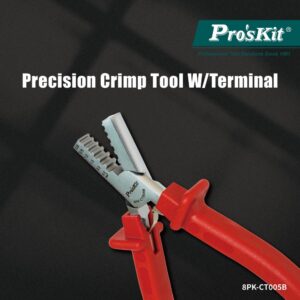 Wire Ferrule Crimper 24-14 AWG  Includes Assorted Wire Ferrules - Image 3