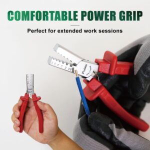 Wire Ferrule Crimper 24-14 AWG  Includes Assorted Wire Ferrules - Image 5