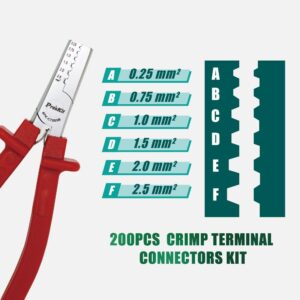 Wire Ferrule Crimper 24-14 AWG  Includes Assorted Wire Ferrules - Image 6