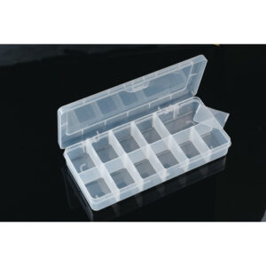 Plastic Box w/dividers 10 X4.75 X 1.5 - Image 3