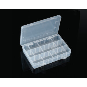 Plastic Box w/dividers 8 X 5.25 X 1.5 - Image 3