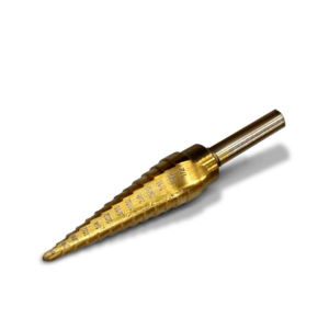 Step Drill, 1/8" ~ 1/2" 13 Step, Titanium Coated M2 High Speed Steel