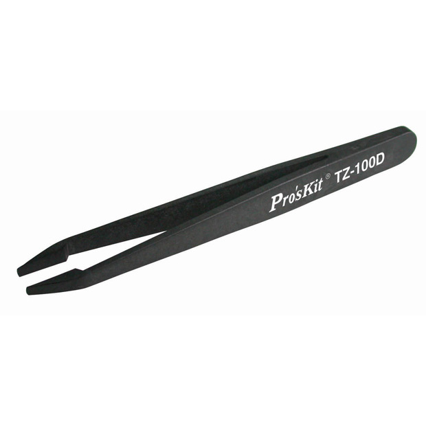 ESD Safe Tweezers - Flat Tip