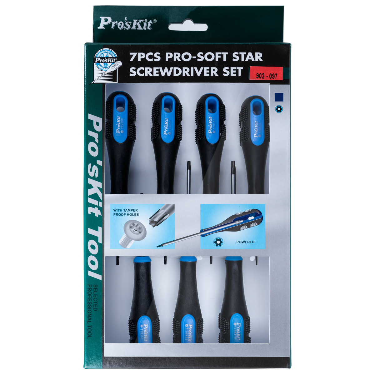 7 Pc Security Star Tip Screwdriver Set