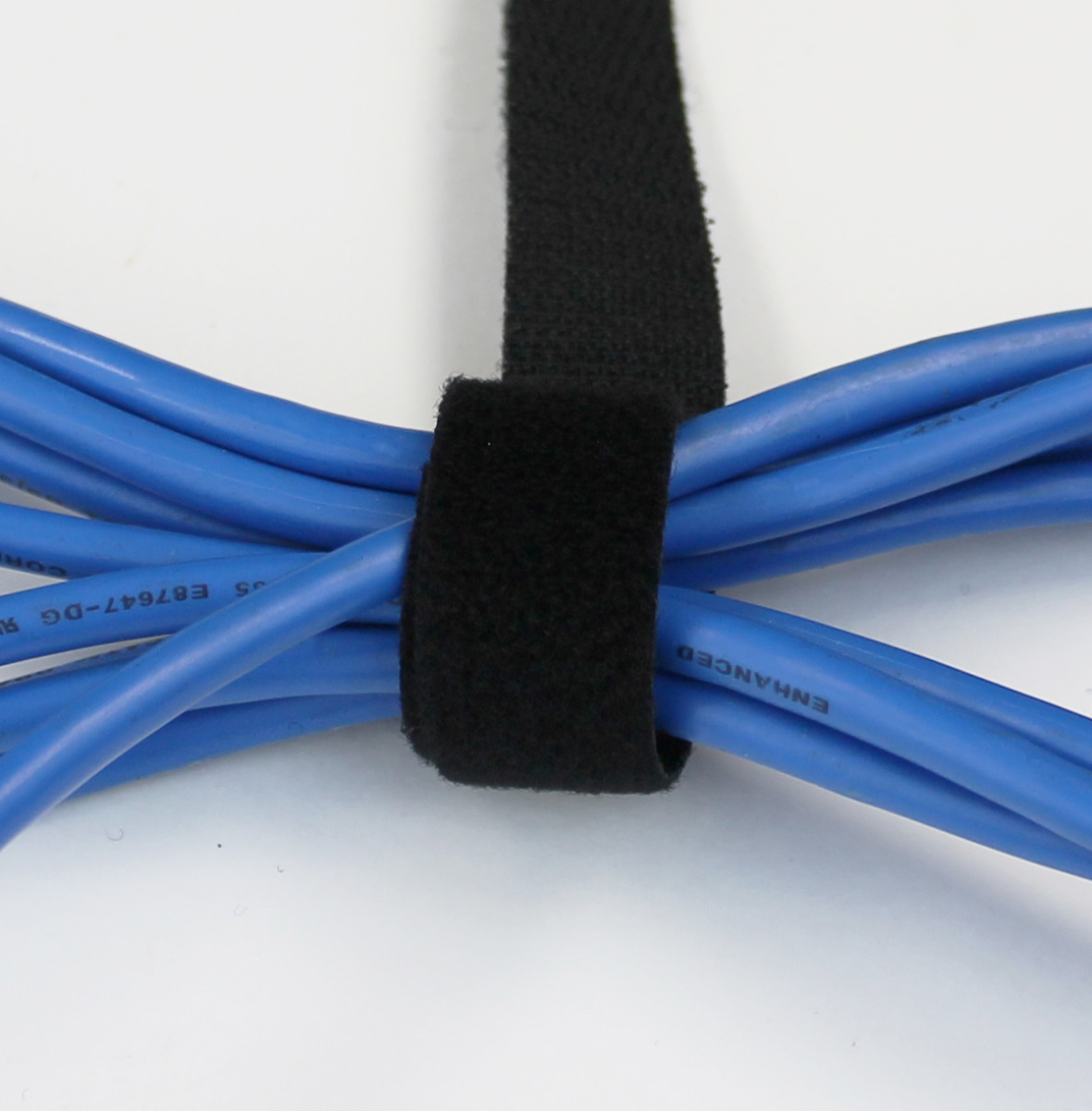 Hook & Loop Tape, 3/4 " Wide, Black, 50FT Roll