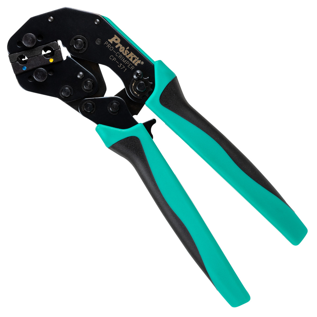 Crimpro Cimper for Yellow and Blue Insulated Flag Terminals AWG 16-10