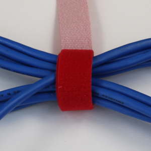 Hook & Loop Tape, 3/4" Wide, Red, 50 FT Roll - Image 3