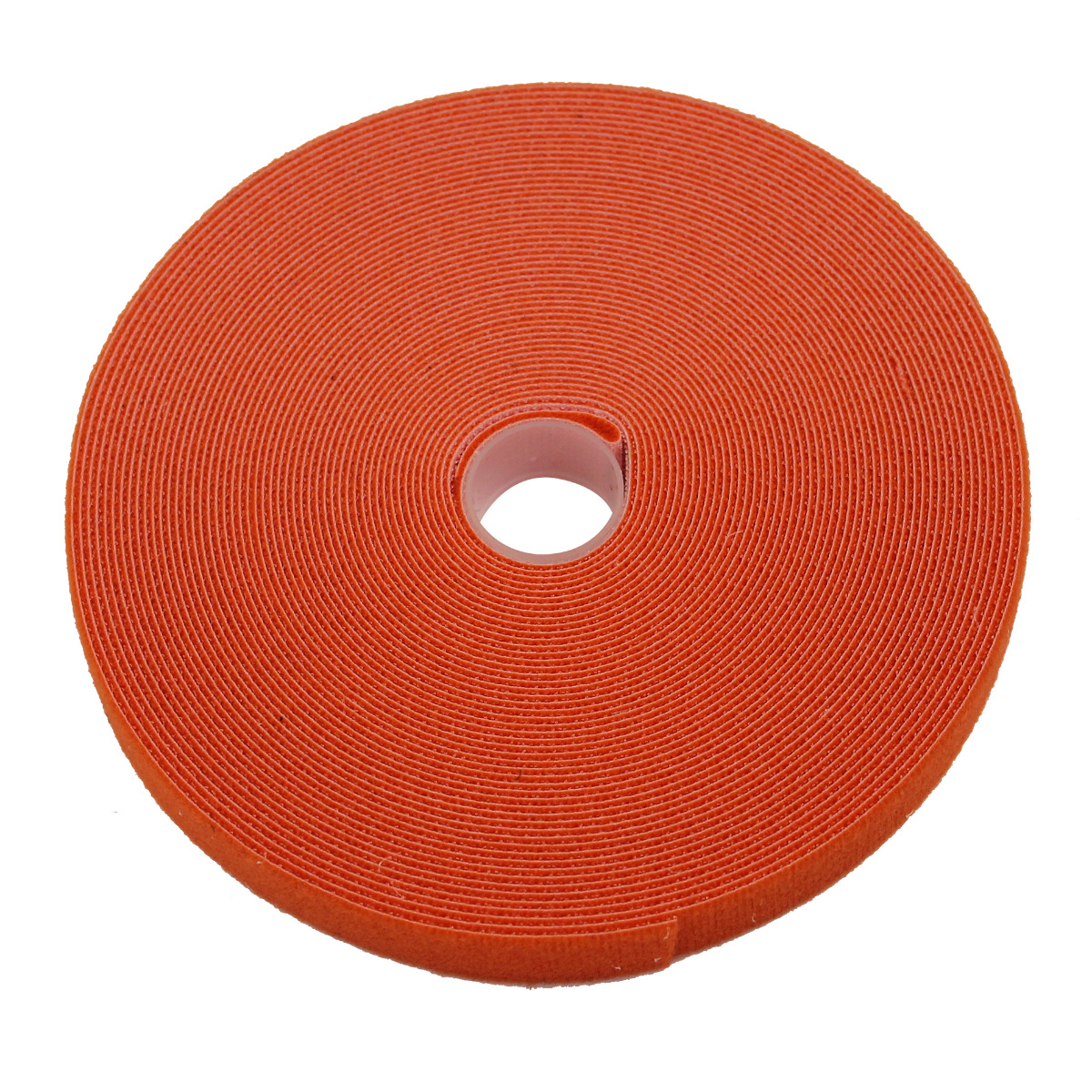 Hook & Loop Tape, 3/4" Wide, Orange, 50FT Roll