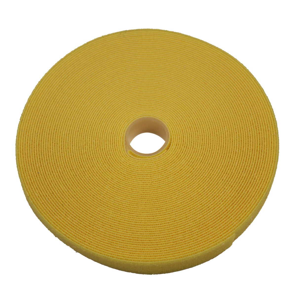 Hook & Loop Tape, 3/4 " Wide, Yellow, 50FT Roll
