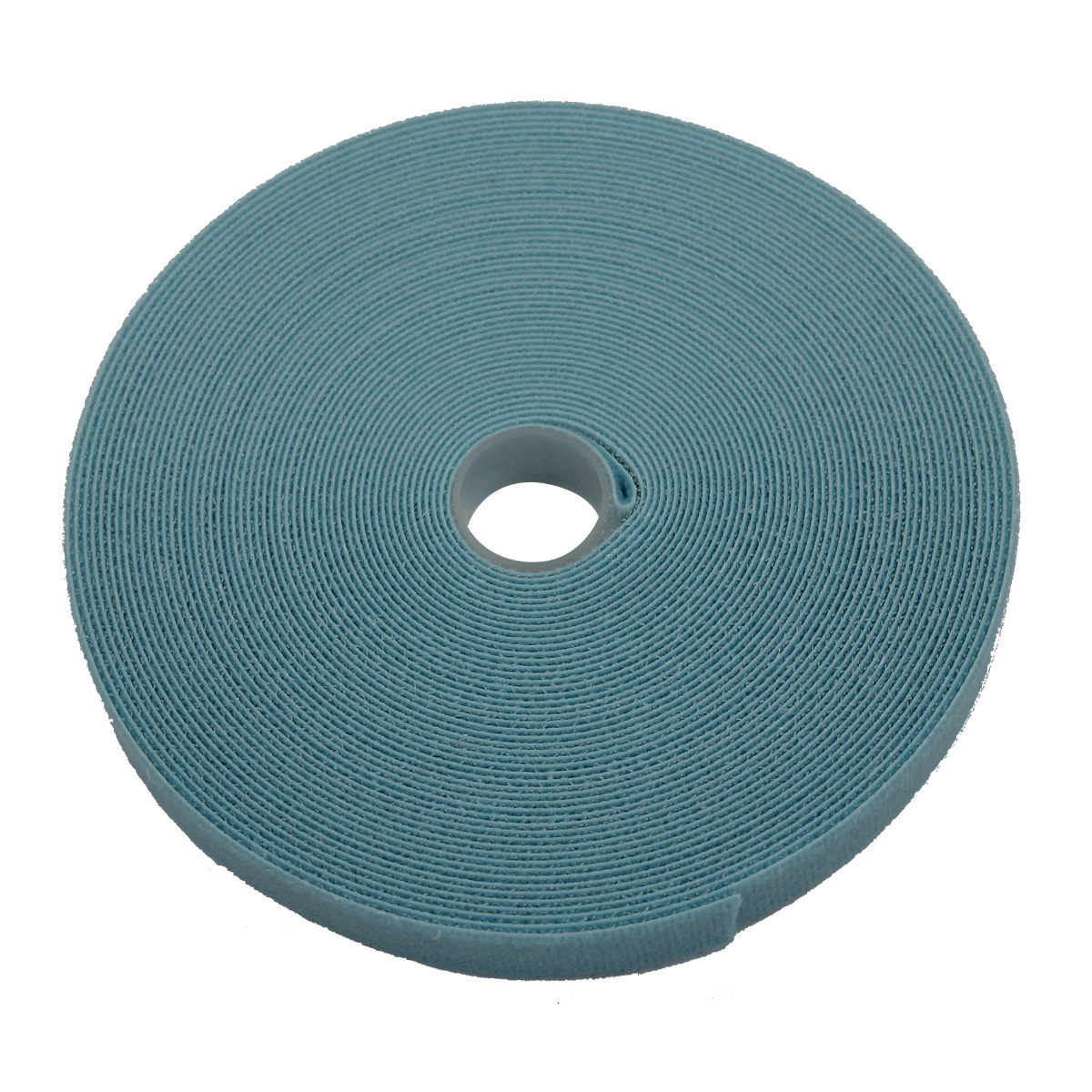 Hook & Loop Tape, 3/4 " Wide, Aqua, 50FT Roll