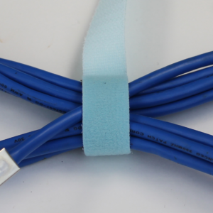 Hook & Loop Tape, 3/4 " Wide, Aqua, 50FT Roll - Image 2