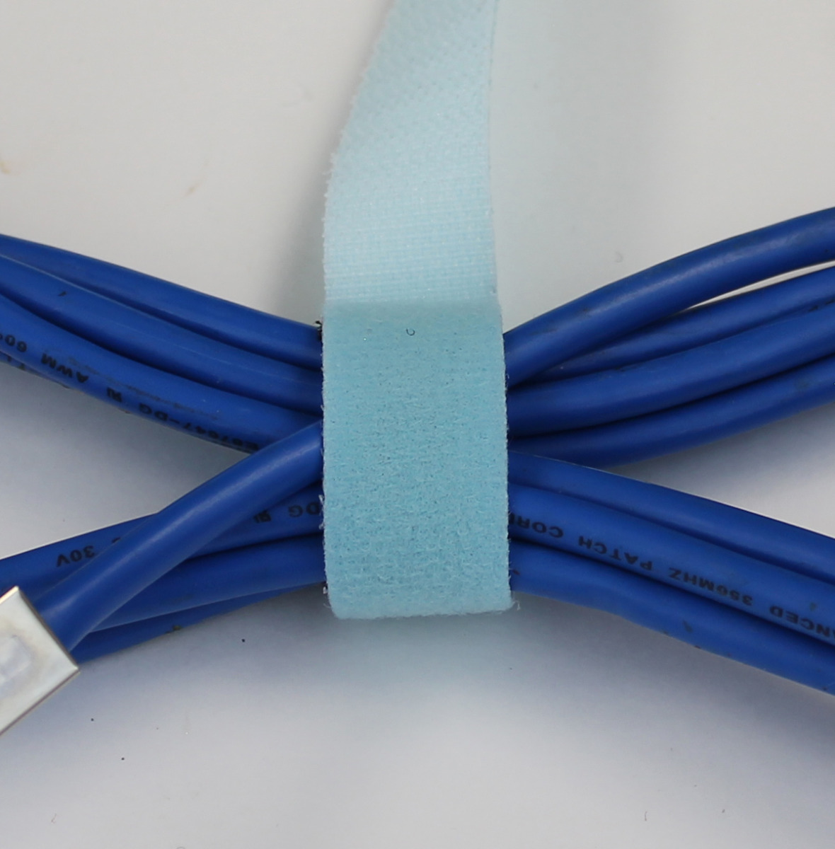 Hook & Loop Tape, 3/4 " Wide, Aqua, 50FT Roll