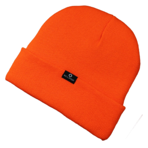 USB LED Rechargeable Beanie Headlight Orange - Image 2