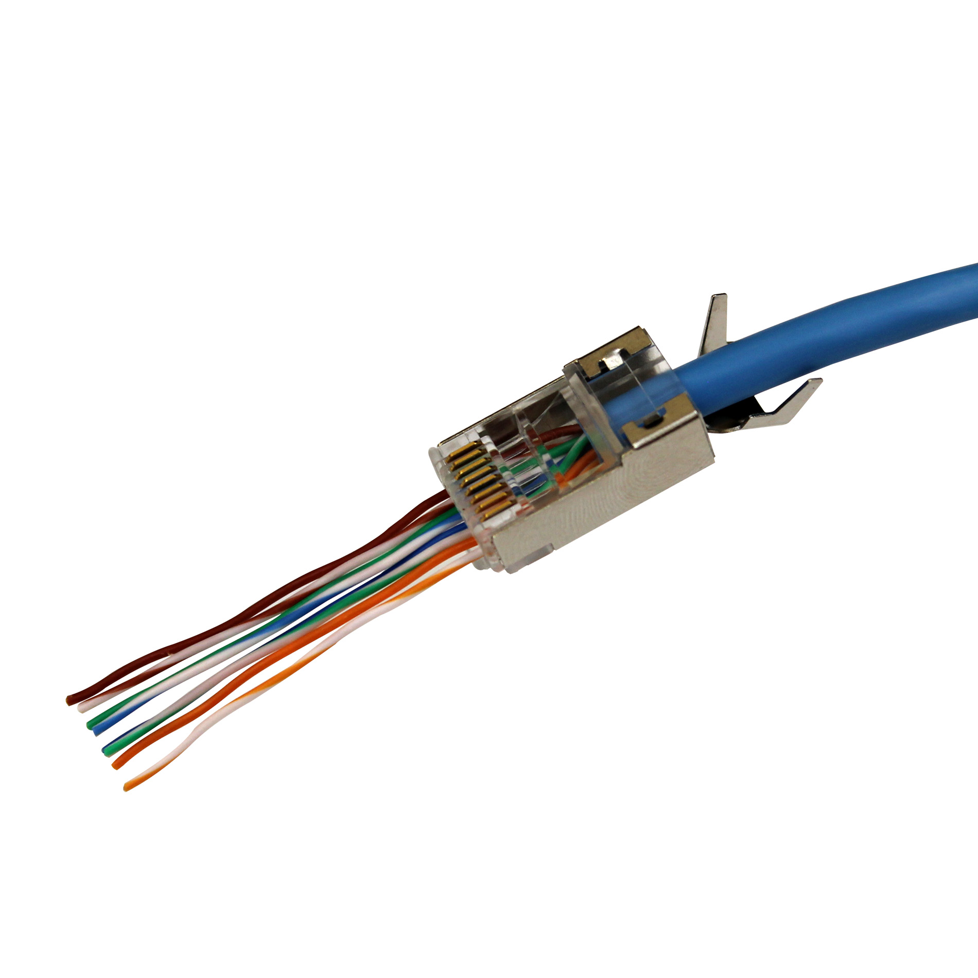 50 Pcs QuikThru RJ45 - CAT6 External Shielded