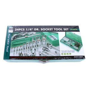 24 pc 1/4" Drive Socket Tool Set - Image 3