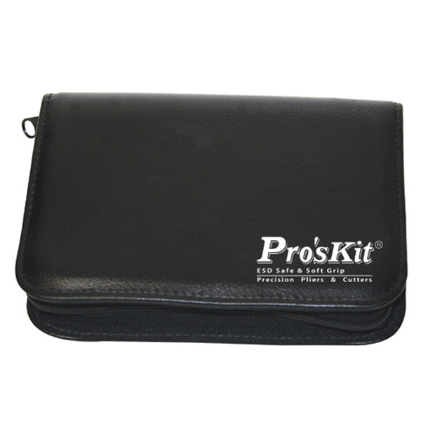 Black Zipper Pouch for 4 pcs pliers or cutters