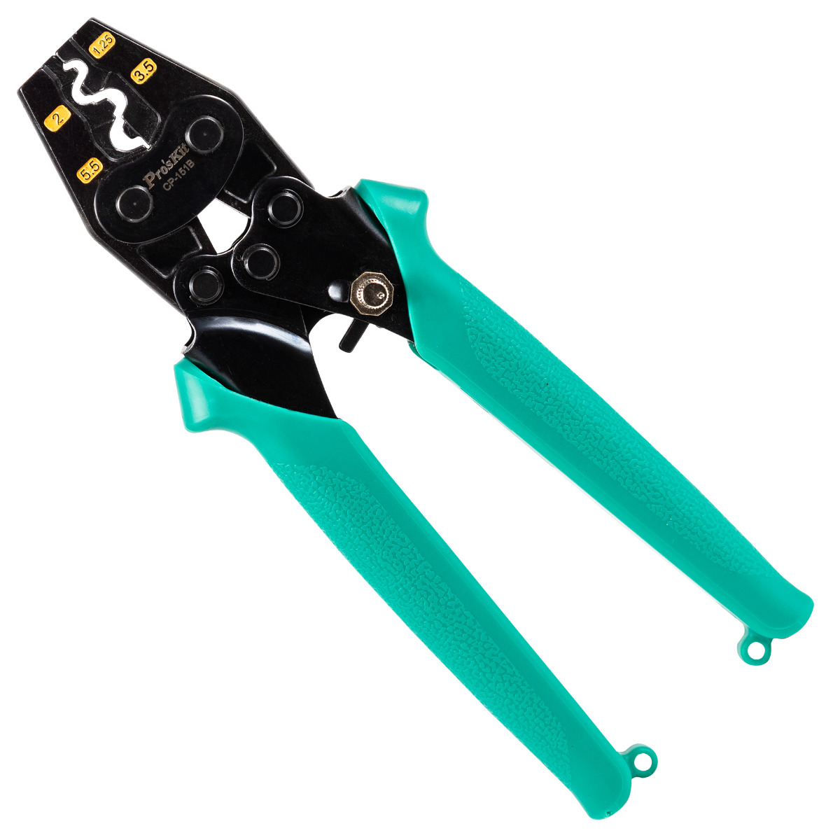Ratcheted Crimper for Non-Insulated Terminals AWG 22-10