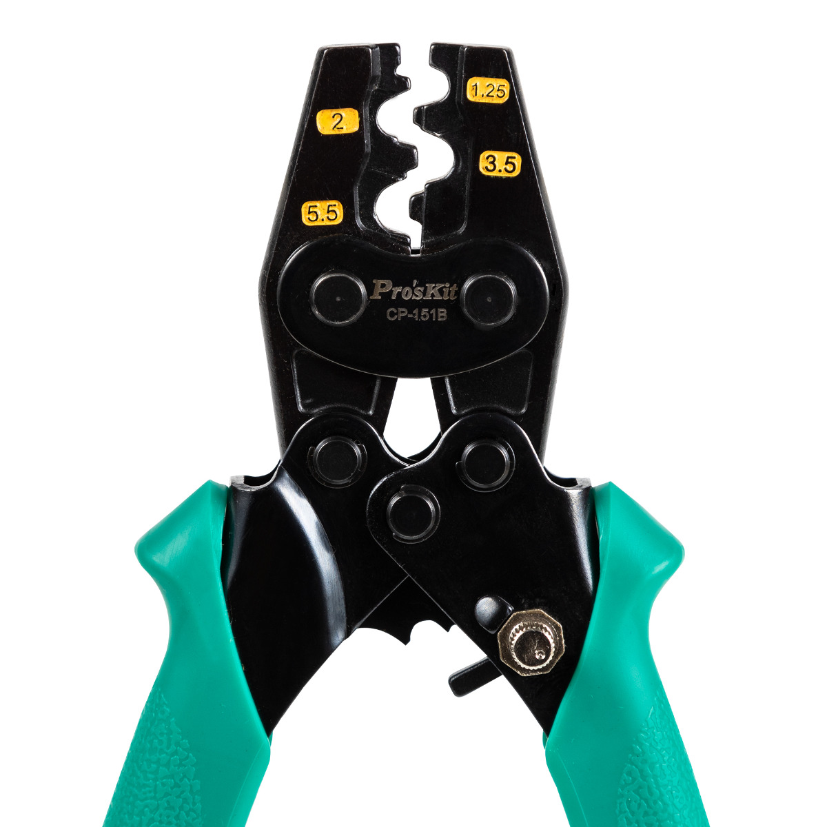 Ratcheted Crimper for Non-Insulated Terminals AWG 22-10