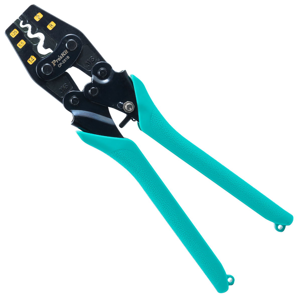 Ratcheted Crimper for Non-Insulated Terminals AWG 22-6