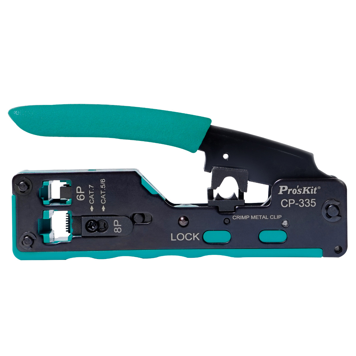 Modular Plug Crimping Tool for Cat7 and Cat5/6