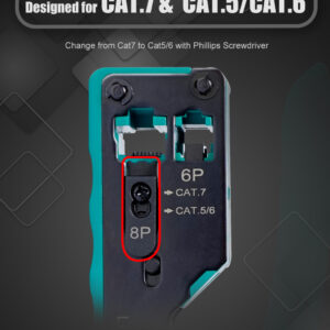 Modular Plug Crimping Tool for Cat7 and Cat5/6 - Image 3