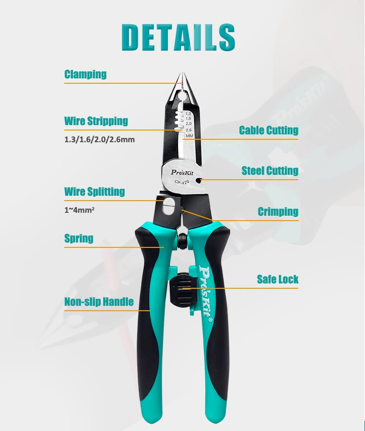 5 in 1 Long Nose Multi-tool