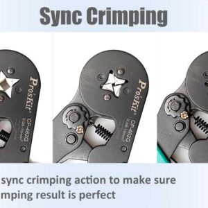 Square Crimp Wire Ferrule Crimper AWG 28-7 - Image 5