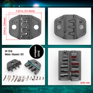 Compact Crimper for Open Barrel Contacts AWG 30-24, 22-18 - Image 3