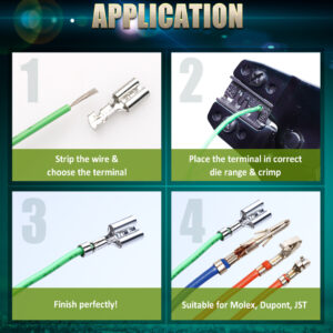 Compact Crimper for Open Barrel Contacts AWG 30-24, 22-18 - Image 4