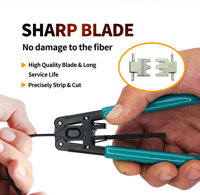FTTH Drop Cable Stripper Double hole
