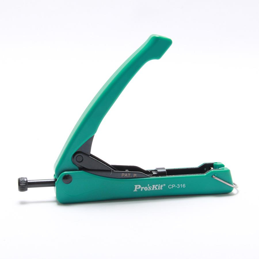 Adjustable Compact Compression Tool for F, BNC, RCA