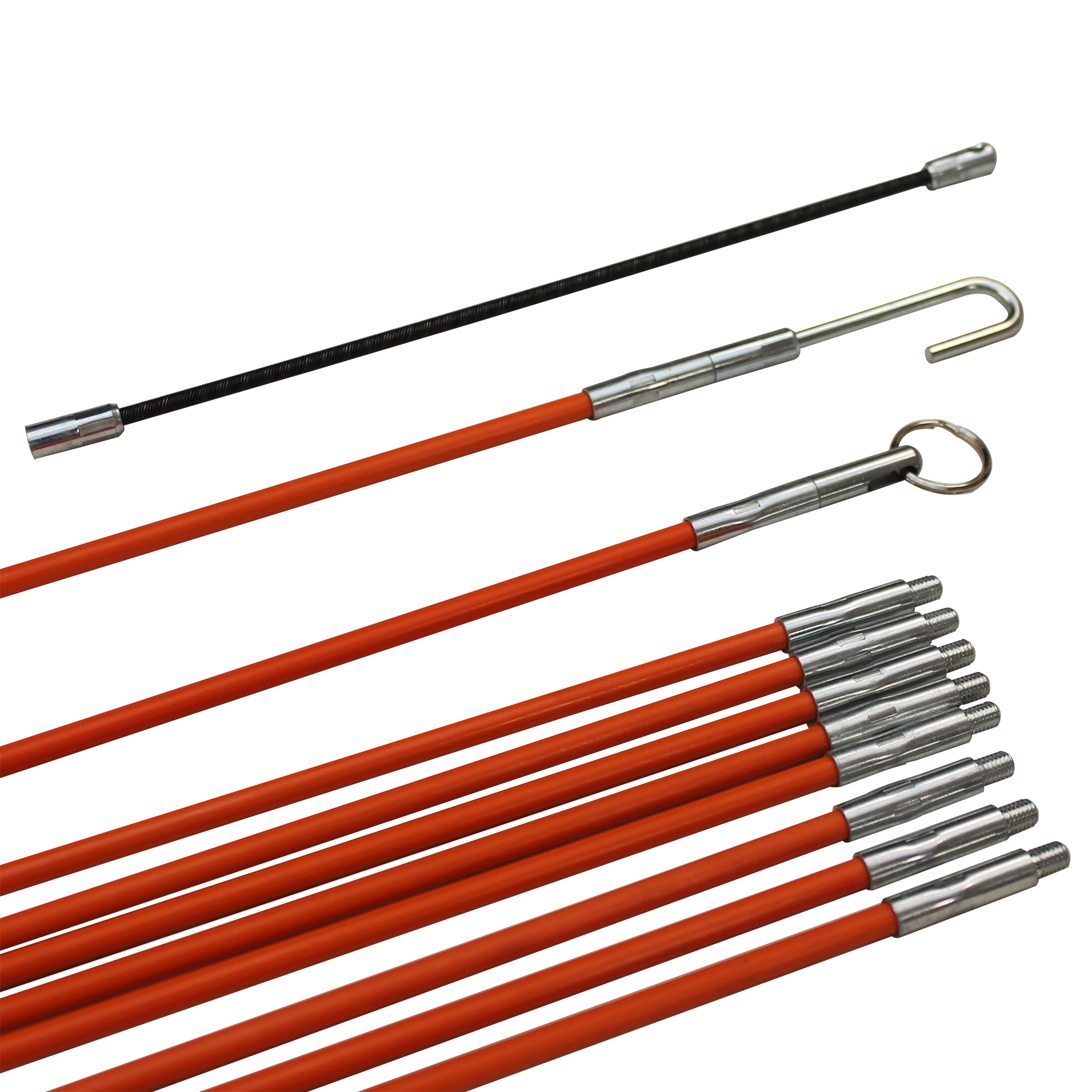 Push Pull Rod Set with Accessories in a clear tube (10 sections per tube)