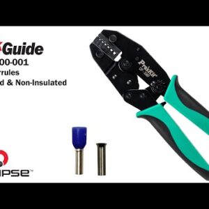 Wire Ferrule, 100 pk, Turquoise, AWG 22 - Image 3