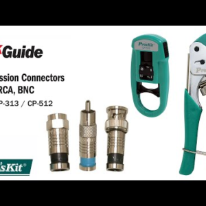 Compression BNC Connector, RG6Q, 50 Pack - Image 2