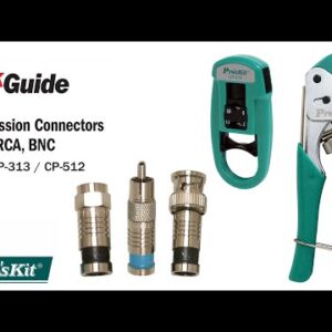 Compression F Connector, RG6 Quad, 20 Pack - Image 2