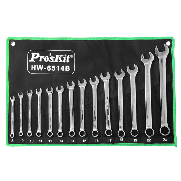14 Pc Combination Metric Wrench Set
