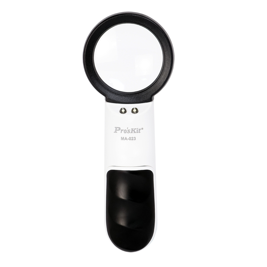 Handheld 3.5X/20X LED Lighted Magnifier