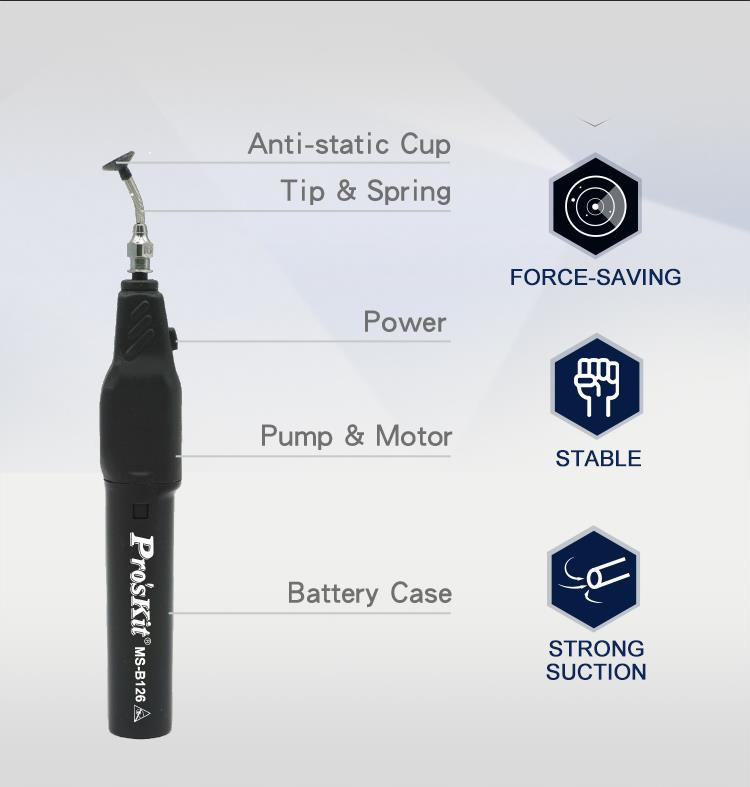Battery Operated SMD Vacuum Pick-up Tool