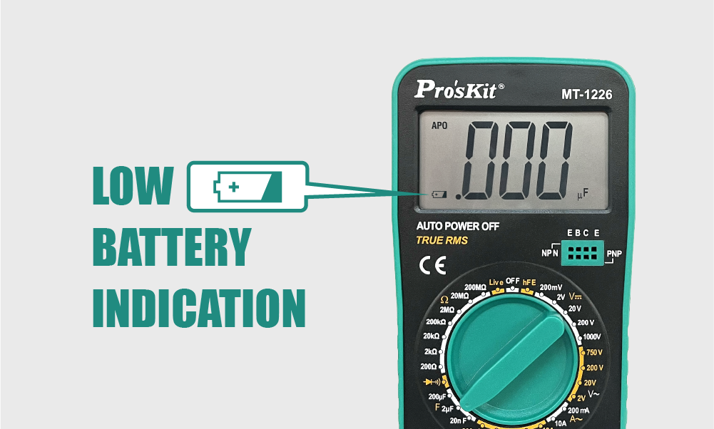 3-1/2 Digit True-RMS Digital Multimeter