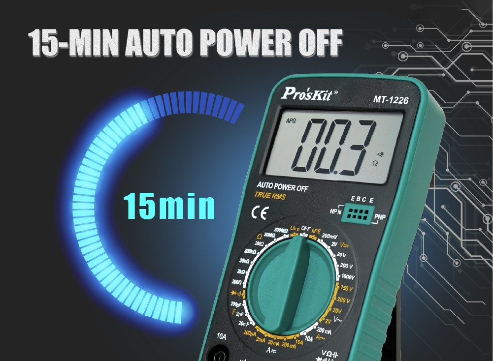 3-1/2 Digit True-RMS Digital Multimeter