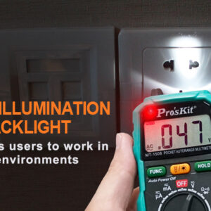 3-1/2 digits 1999 Counts Pocket Auto-range Multimeter with Built-in Leads and Resistance, Diode Tests - Image 5