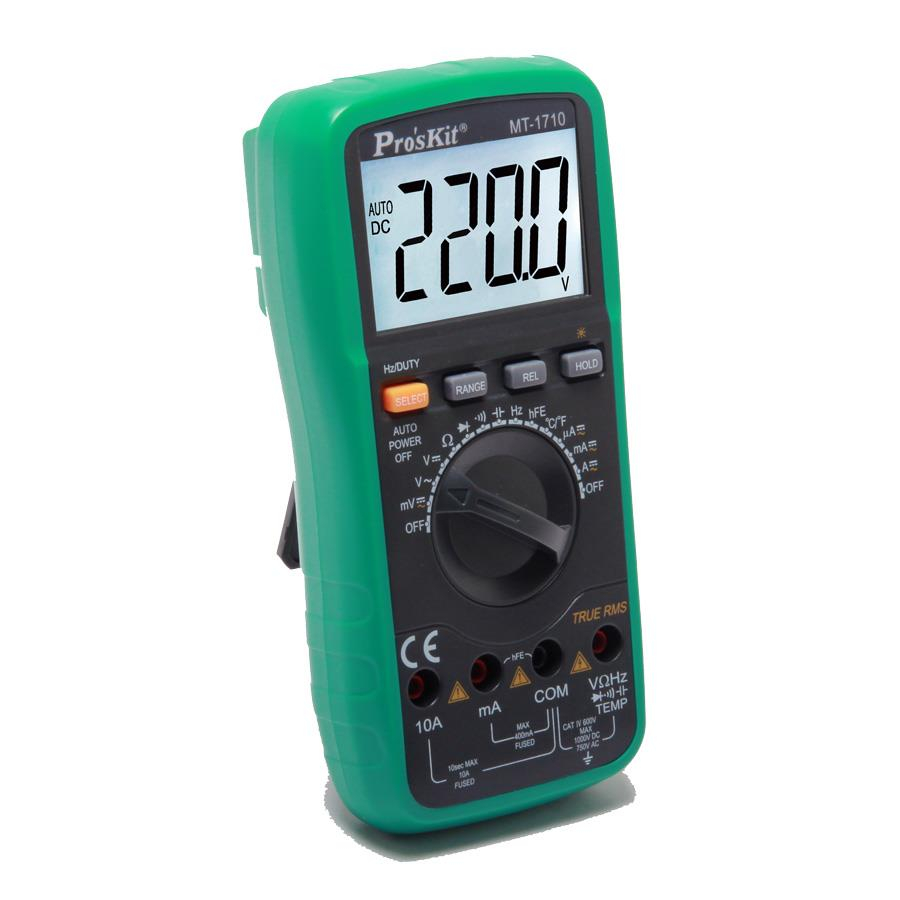 3-3/4 Digits 3999 Counts True-RMS Auto Range Multimeter with Resistance, Frequency, Capacitance, Temperature Tests